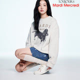 MARDI MERCREDI 2502 SWEATSHIRT DDANJI_OATMEAL TAUPE