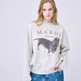 MARDI MERCREDI 2502 SWEATSHIRT DDANJI_OATMEAL TAUPE
