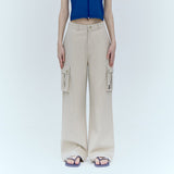 REST & RECREATION 2412 COTTON CARGO PANTS - Beige