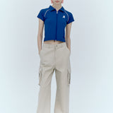 REST & RECREATION 2412 COTTON CARGO PANTS - Beige