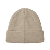 REST & RECREATION 2411 LOGO FOLDING BEANIE - BEIGE