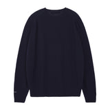 REST & RECREATION 2411 OVERSIZED JACQUARD KNIT TOP - NAVY