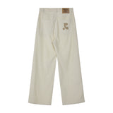 REST & RECREATION 2411 LOGO CORDUROY PANTS - IVORY