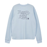 REST & RECREATION 2411 RIB CUTTING TOP - SKY BLUE
