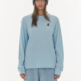 REST & RECREATION 2411 RIB CUTTING TOP - SKY BLUE