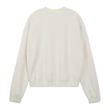 REST & RECREATION 2412 LOGO FLEECE SWEATSHIRT - IVORY