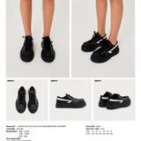 SMFK 2504 黑夜流星皮质球鞋女鞋/荒野黑