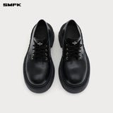 SMFK 2504 幻影高跟德比鞋(皮质)女鞋/荒野黑