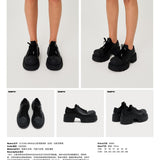 SMFK 2504 幻影高跟球鞋(皮质)女鞋/荒野黑