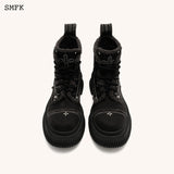SMFK SS2308 黑饼干沙漠靴