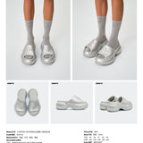 SMFK 2408 厚底运动拖鞋 星空银