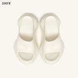 SMFK SS2404 高跟运动拖鞋 白