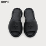 SMFK 2504 涟漪未来一体拖鞋女鞋/荒野黑