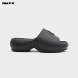 SMFK 2504 涟漪未来一体拖鞋女鞋/荒野黑