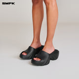 SMFK 2506 幻影未来高跟拖鞋女鞋/石墨黑