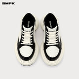 SMFK 2501 涟漪高跟运动鞋 黑白