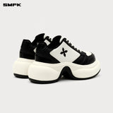 SMFK 2501 涟漪高跟运动鞋 黑白
