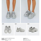 SMFK 2410 涟漪高跟运动鞋女鞋/尘埃灰