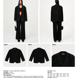 SMFK 2501 野马阔身户外西装 黑牛仔