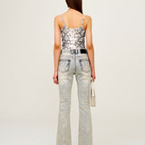 SMFK 2504 幻影蛇纹运动吊带(比弗利山纪念版)/白蛇纹