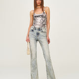 SMFK 2504 幻影蛇纹运动吊带(比弗利山纪念版)/白蛇纹