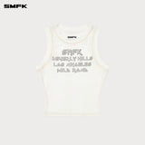 SMFK 2504 比弗利运动背心/雪山白