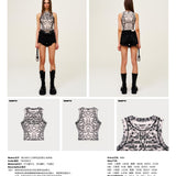 SMFK 2504 幻影蛇纹运动吊带(比弗利山纪念版)/白蛇纹