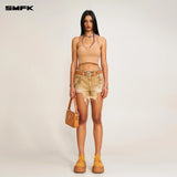 SMFK 2506 风褪色短身运动背心/褪色沙漠