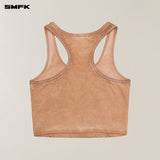 SMFK 2506 风褪色短身运动背心/褪色沙漠