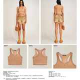 SMFK 2506 风褪色短身运动背心/褪色沙漠