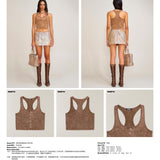 SMFK 2506 风褪色健身背心/野马棕