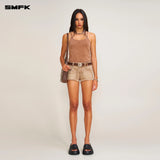 SMFK 2506 暴风褪色运动长背心(手工染色)/野马棕