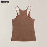 SMFK 2506 暴风褪色运动长背心(手工染色)/野马棕