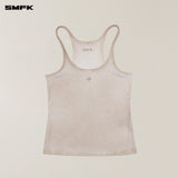SMFK 2506 暴风褪色运动长背心(手工染色)/灭白