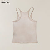 SMFK 2506 暴风褪色运动长背心(手工染色)/灭白