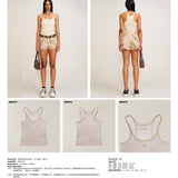 SMFK 2506 暴风褪色运动长背心(手工染色)/灭白