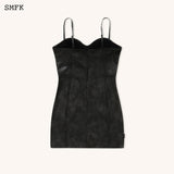 SMFK SS2308 恶魔束腰短裙 黑
