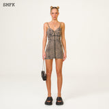 SMFK 2406 野马机车牛仔短裙 黄昏色