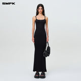 SMFK 2408 拥抱修身长裙 黑