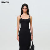 SMFK 2408 拥抱修身长裙 黑