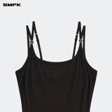 SMFK 2408 拥抱修身长裙 黑