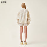 SMFK SS2402 蝮蛇合金皮肤训练夹克 白
