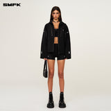 SMFK 2503 未来风暴户外功能帽衫/荒野黑