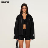 SMFK 2503 未来风暴户外功能帽衫/荒野黑