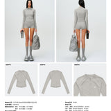 SMFK 2408 未来动念塑身夹克 尘埃灰