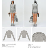 SMFK 2408 未来动念塑身夹克 星空银