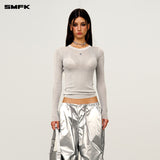 SMFK 2504 野马星空针织衫/星空银