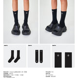 SMFK 2409 拥抱运动短袜(2双) 黑