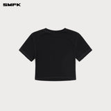 SMFK 2504 动念塑身皮肤短Tee 荒野黑