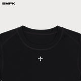 SMFK 2504 动念塑身皮肤TEE/荒野黑